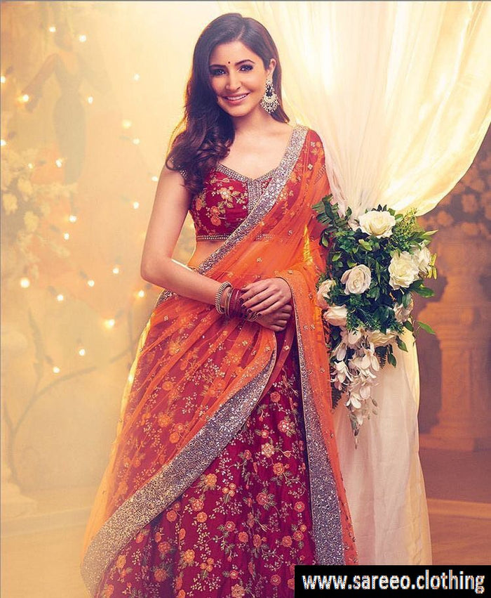 Aishwarya Floral Bollywood Designer Saree