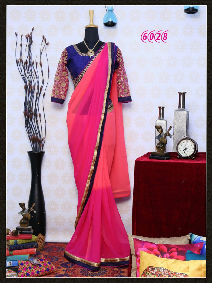 Indian Wedding Ethnic Designer Rich Pallu Banarasi Silk Jaquard Saree With Running Blouse