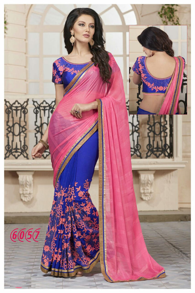 Indian Wedding Ethnic Designer Rich Pallu Banarasi Silk Jaquard Saree With Running Blouse