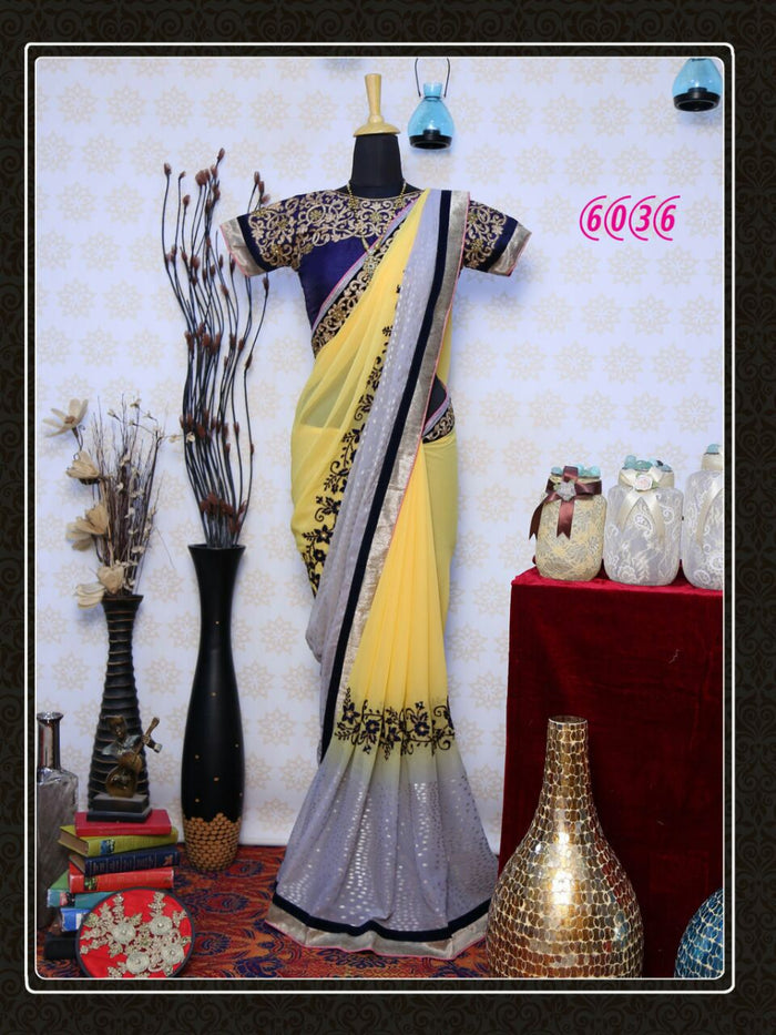 Indian Wedding Ethnic Designer Rich Pallu Banarasi Silk Jaquard Saree With Running Blouse