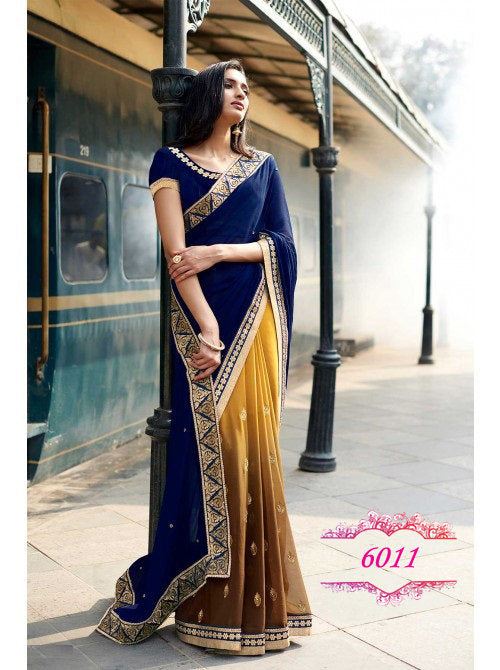 Indian Wedding Ethnic Designer Rich Pallu Banarasi Silk Jaquard Saree With Running Blouse